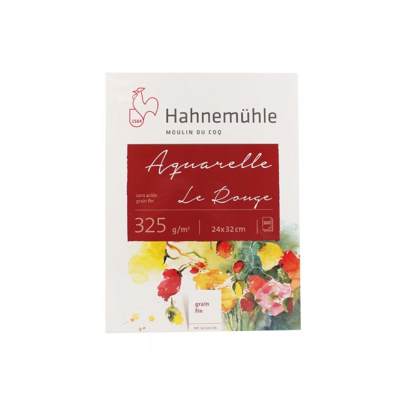 Maxi bloc Le rouge -100 feuilles 24x32 - Hahnemühle 