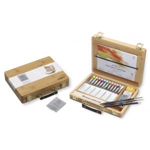 Coffret bambou aquarelle en tubes - Winsor & Newton