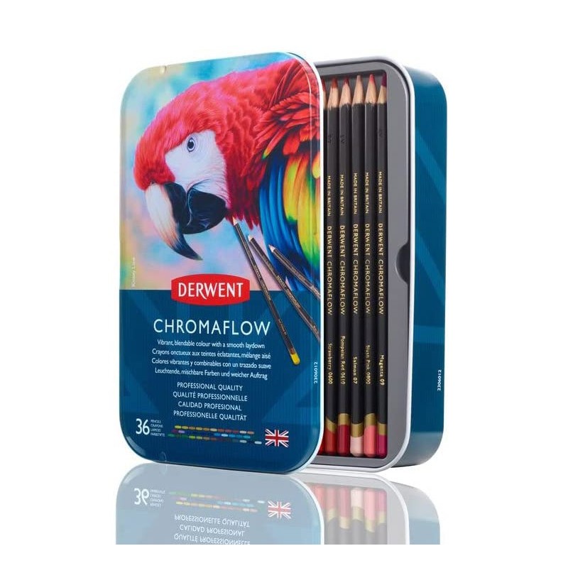 Boîte de 36 crayons Chromaflow - Derwent