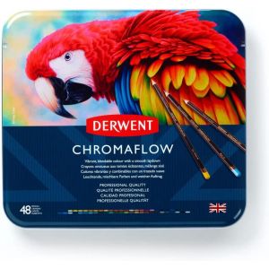 Boîte fermée de 48 crayons Chromaflow - Derwent