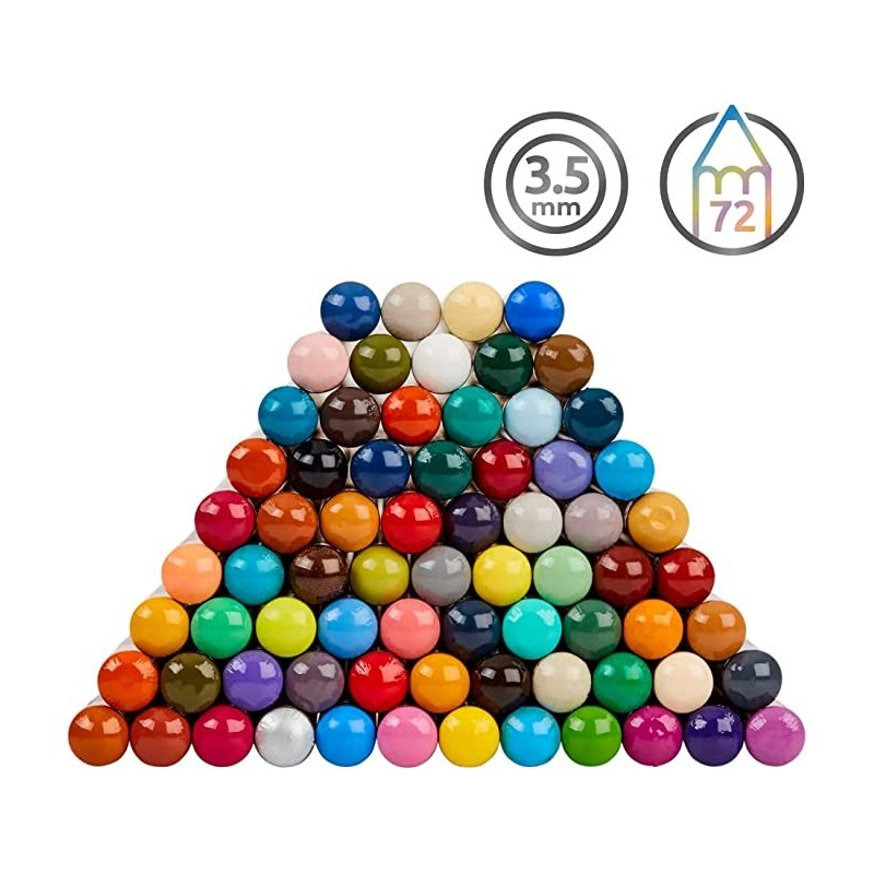 Boîte de 72 crayons Chromaflow - Derwent