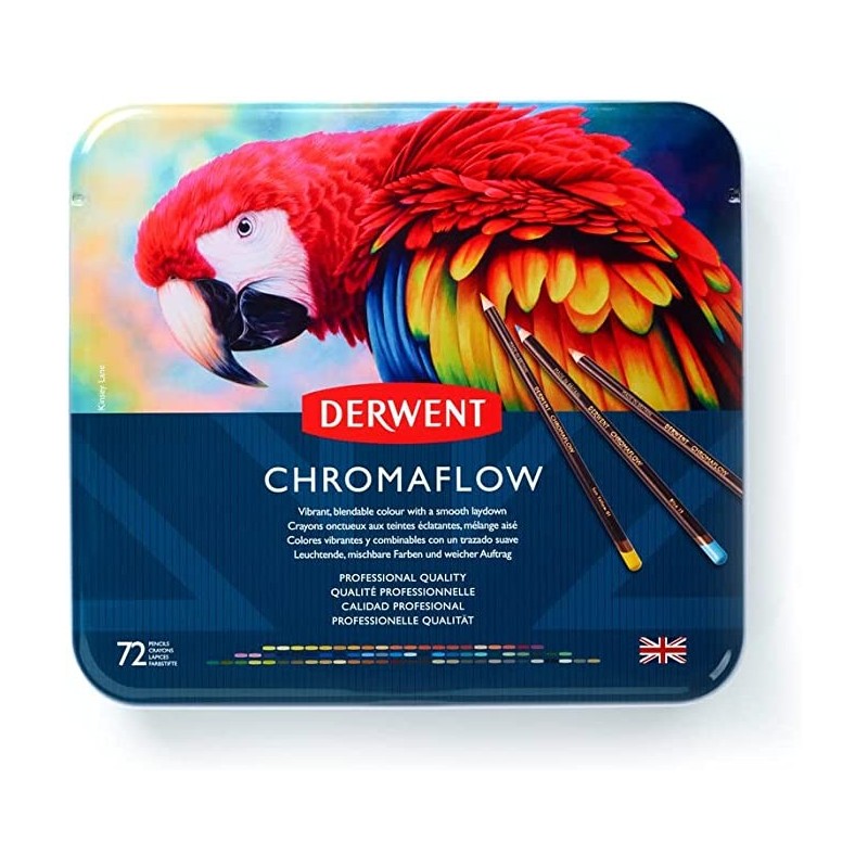 Boîte de 72 crayons Chromaflow - Derwent