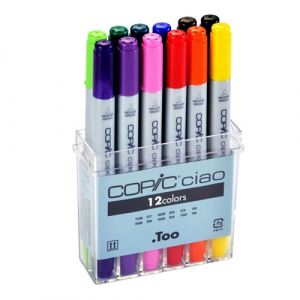 Coffret 12 marqueurs COPIC CIAO