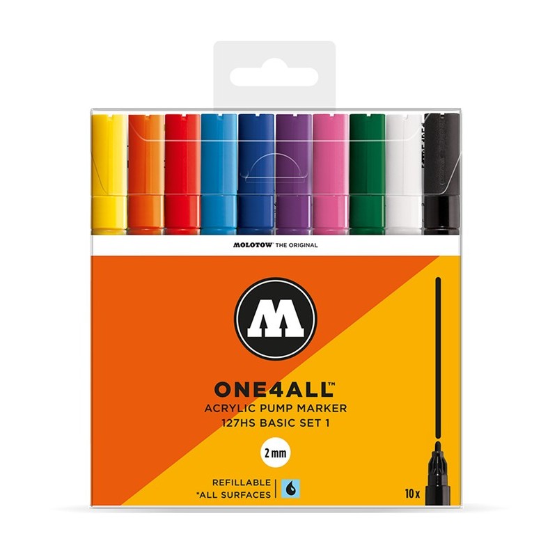 Packaging set de 12 marqueurs One4All - 227HS - Molotow