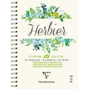 Herbier - 64 pages A4 - Clairefontaine