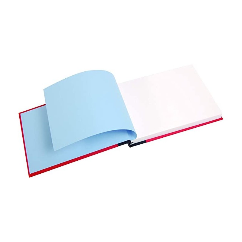 Carnet de voyage - 60 feuilles 180gr - Grain torchon - Rouge - Clairefontaine