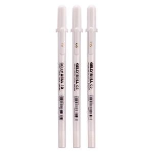 Set de 3 Gelly roll blanc - Sakura