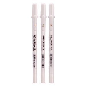 Set de 3 Gelly roll blanc - Sakura