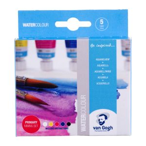 Set de 5 tubes primaires d'aquarelle - Van Gogh