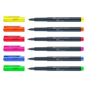 Set de 6 feutres néons - Faber-Castell