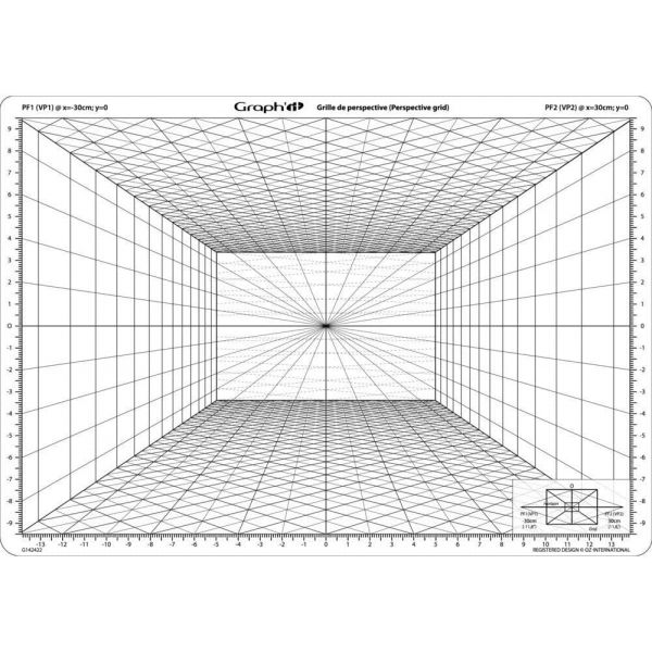 Grille de perspective frontale - Graph'it