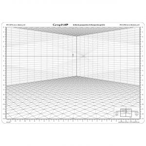 Grille de perspective oblique - Graph'it