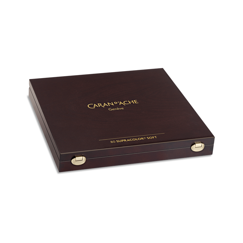Coffret bois  Supracolor Caran d'Ache