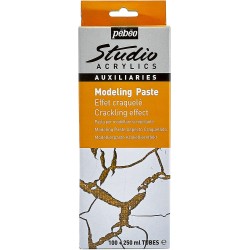 Modeling paste - effet craquelé - Pébéo