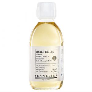 Huile de lin clarifié format 250ml - Sennelier