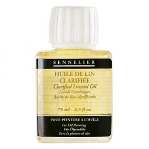 Huile de lin clarifié format 75ml - Sennelier