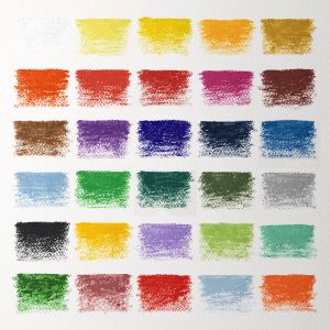 Nuances de couleurs du set 30 pastels à l'huile Winsor & Newton