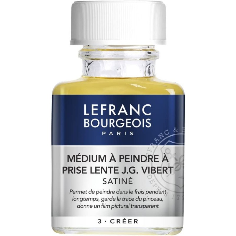 Flacon 75ml de médium à peindre à prise lente J.G. Vibert - Lefranc Bourgeois