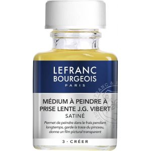 Flacon 75ml de médium à peindre à prise lente J.G. Vibert - Lefranc Bourgeois