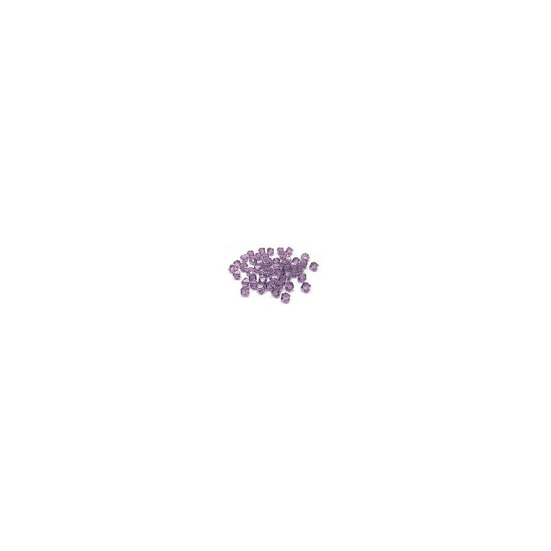 Toupies Swarovski - Améthyste.