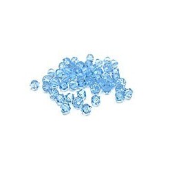 Toupies Swarovski - Aquamarine.