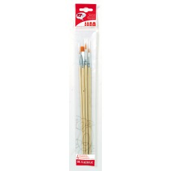 Set de 4 pinceaux synthétiques - Pébéo