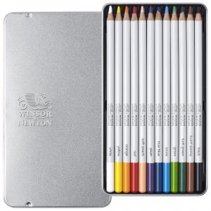 Contenu de la boîte de 12 crayons de couleur - Winsor & Newton