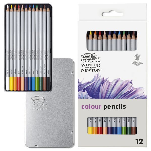 Ensemble boîte de 12 crayons de couleur - Winsor & Newton