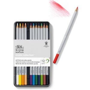 Boîte de 12 crayons de couleur - Winsor & Newton