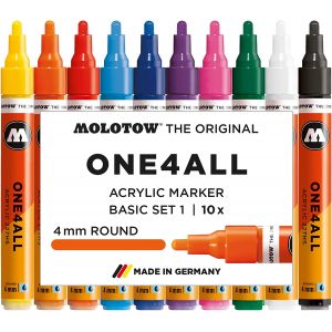 Set 10 marqueurs One4All 127 HS molotow