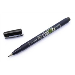 Design du feutre Fudenosuke Pointe Dure - Tombow