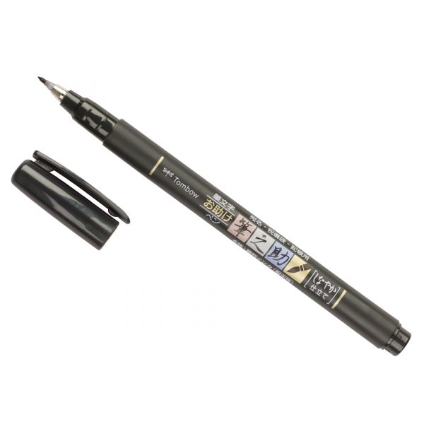 Design du feutre Fudenosuke Pointe Souple - Tombow