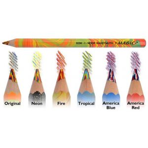 Aperçu finitions du crayon multi-couleur - KohI-Noor