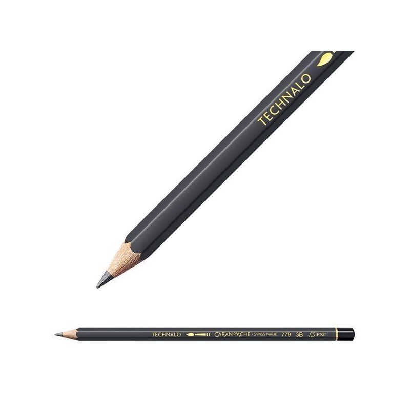 Crayon graphite aquarellable Technalo - Caran d'Ache