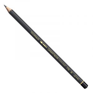 Crayon graphite aquarellable Technalo pour dessin dureté B - Caran d'Ache
