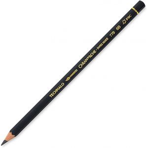 Crayon graphite aquarellable Technalo pour dessin dureté 6B - Caran d'Ache