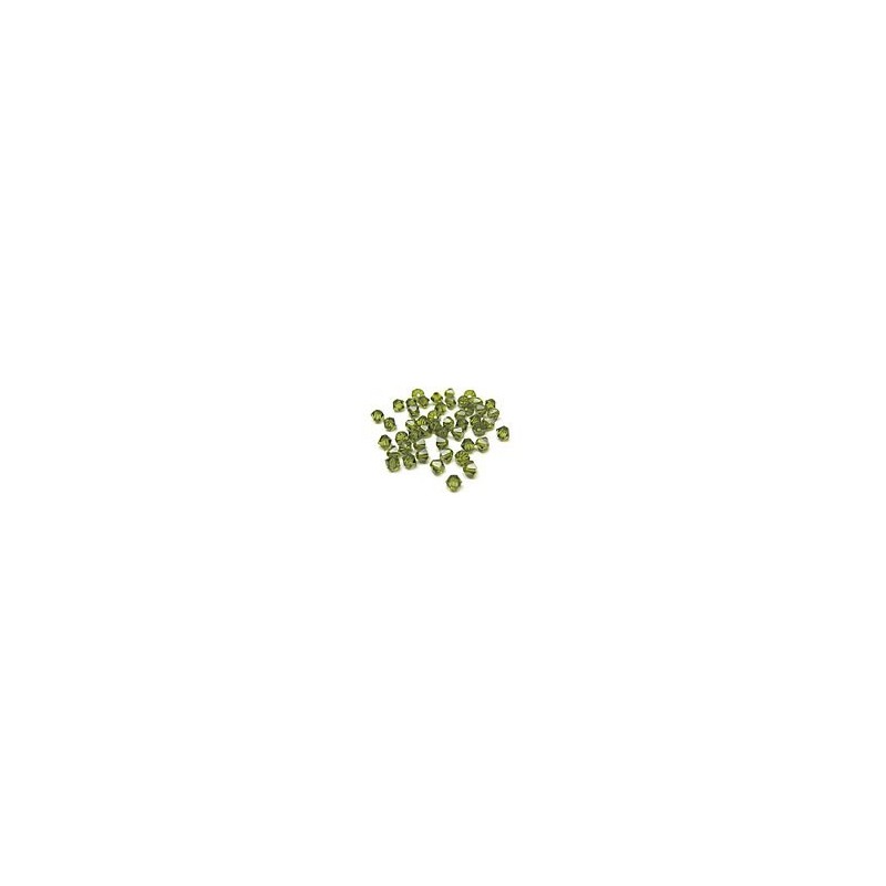 Toupies Swarovski - Olivine.