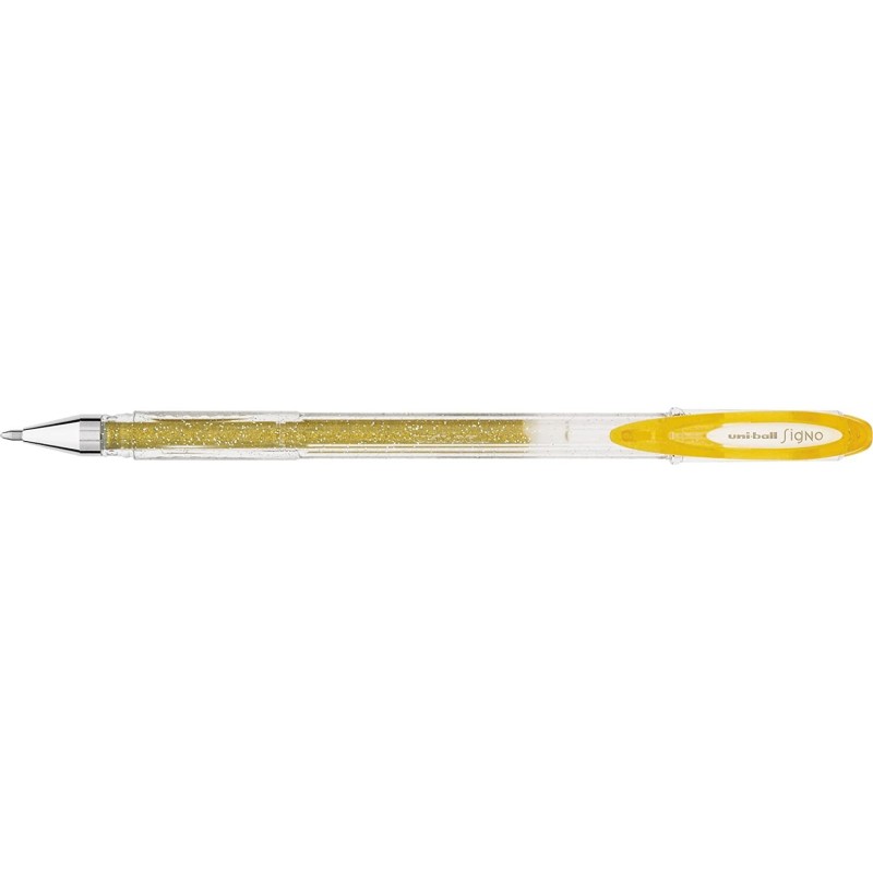 Stylo gel pailleté couleur or - Signo