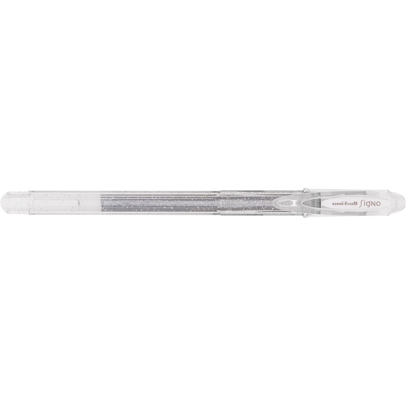 Stylo gel pailleté couleur argent  - Signo