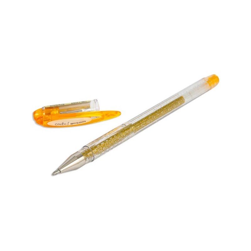 Corps en plastique transparent du stylo gel pailleté - Signo