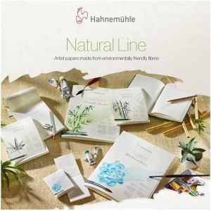 Bloc aquarelle Agave en fibres naturelles - natural line - Hahnmühle