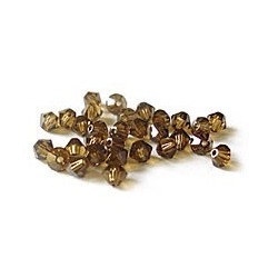 Toupie Swarovski - Smoked topaz