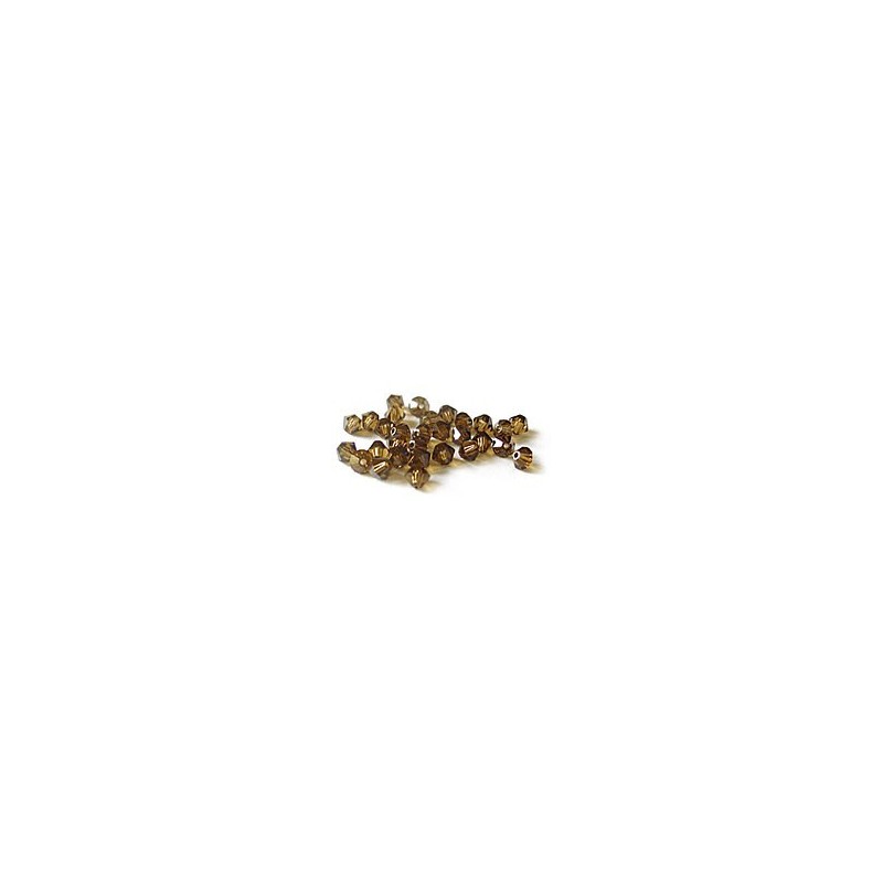 Toupie Swarovski - Smoked topaz
