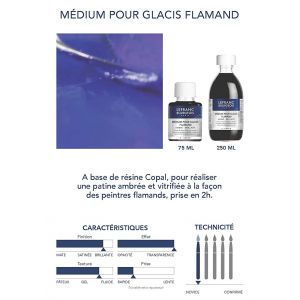 Caractéristiques du médium pour glaçis Flamand - Lefranc Bourgeois