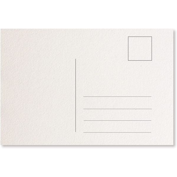 Carte postale adaptée pour aquarelle - 100% coton - Sennelier