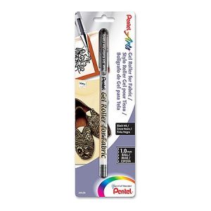 Stylo gel noir pour tissu - Creastore