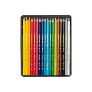Palette de 18 crayons de couleur aquarellables Supracolor - Caran d'Ache