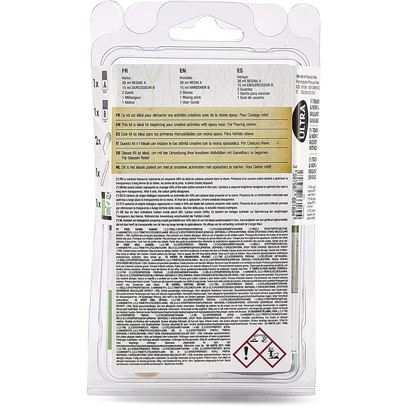 Kit découverte résine glaçage BIO pour résine epoxy- Gédéo