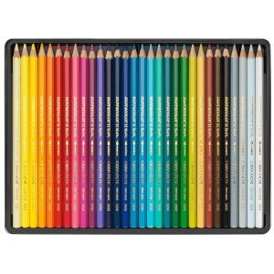 Packaging 30 crayons de couleur aquarellables Supracolor - Caran d'Ache