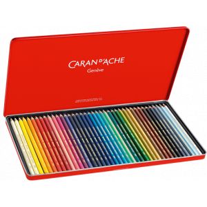 Boîte 40 nuances de crayons de couleur aquarellables Supracolor - Caran d'Ache